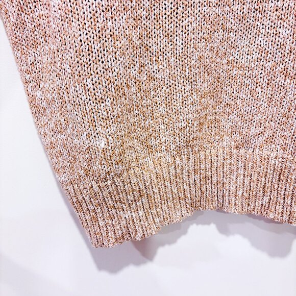 SHEIN Beige High Neck Knit Sweater | Cozy Minimalist Fall Winter | Size 4 * - Picture 6 of 8